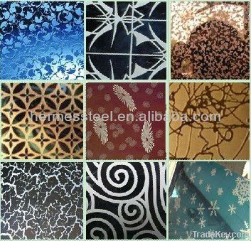 etched stainless steel sheet/plate