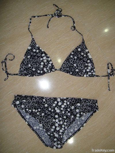 Fashion Bubble Printed Bikini