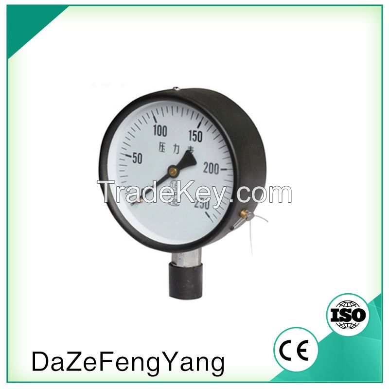 General dry economy monometer bourdon tube type pressure gauge