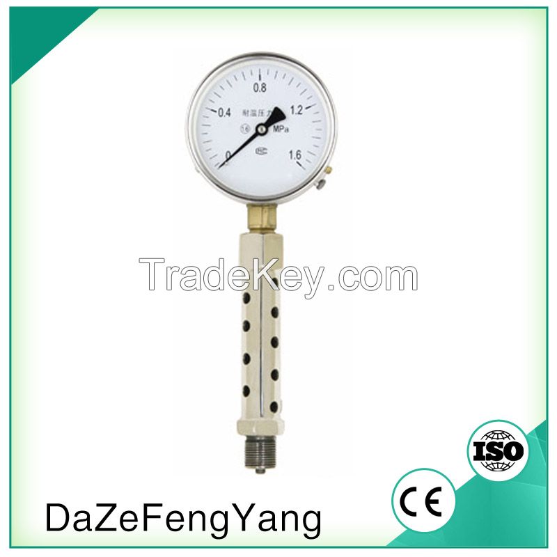 Lower mount with high quality steam boiler pressure gauge