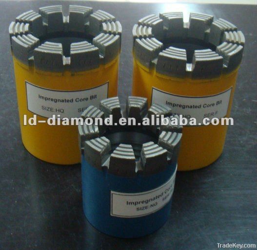 Impregnated diamond core bitï¼diamond core bit