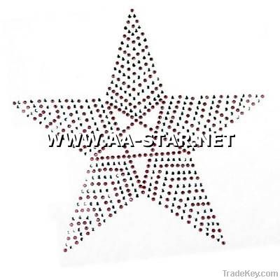 hotfix motifs rhinestone star design