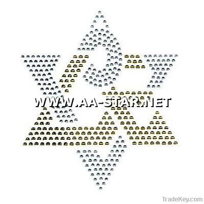 new design hot fix rhinestone motif