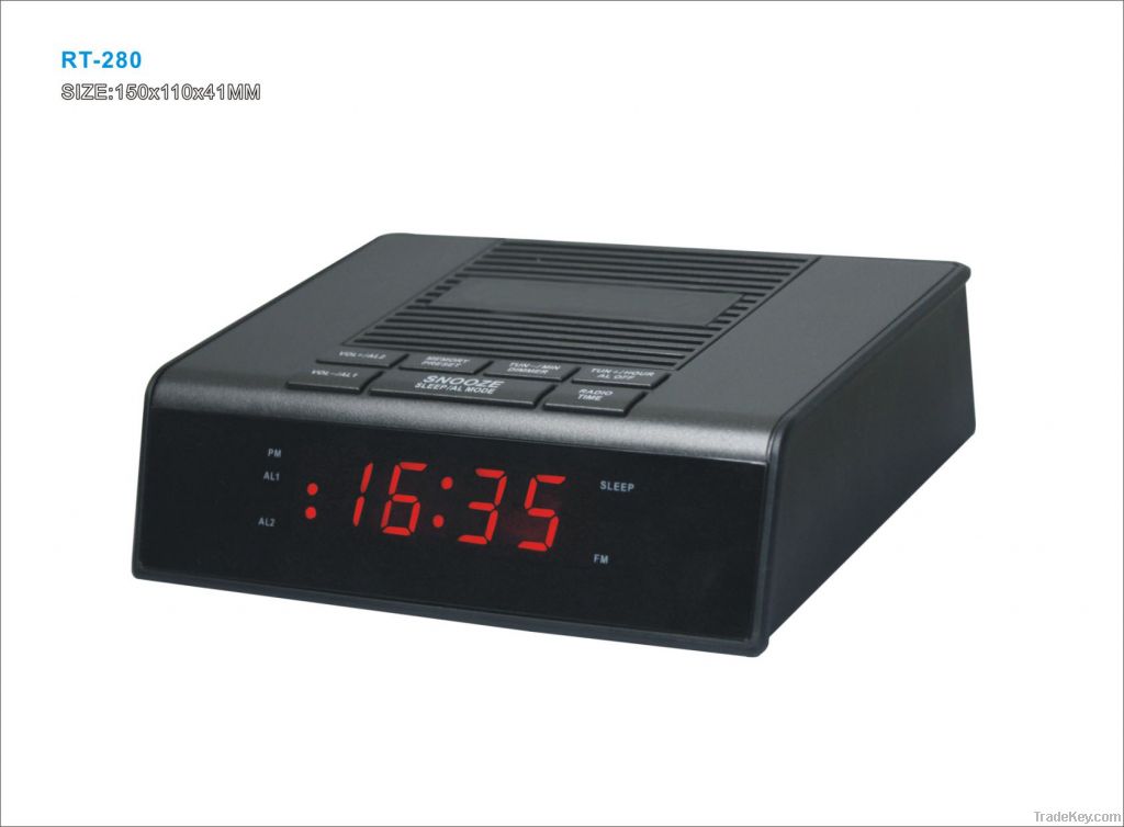 0.6&quot;   LED CLOCK PLL AM/FM  RADIO