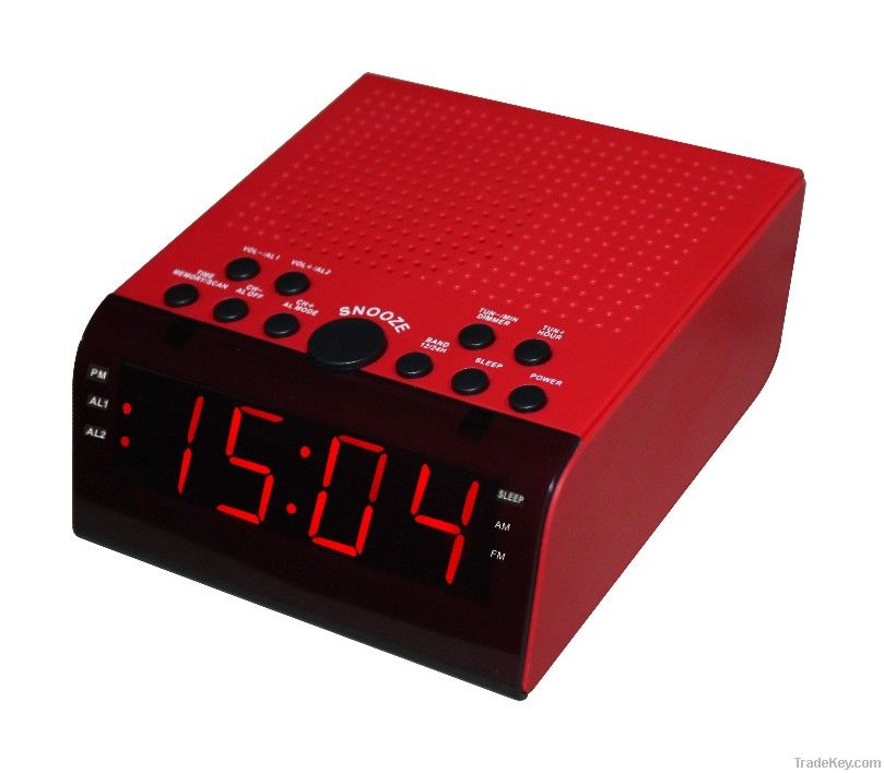 0.6&quot;  ( or 0.9&quot;) LED CLOCK PLL AM/FM  RADIO