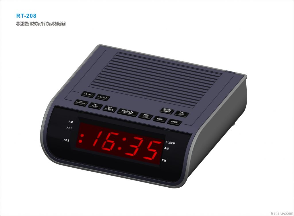 0.6&quot;  ( or 0.9&quot;) LED CLOCK PLL AM/FM  RADIO