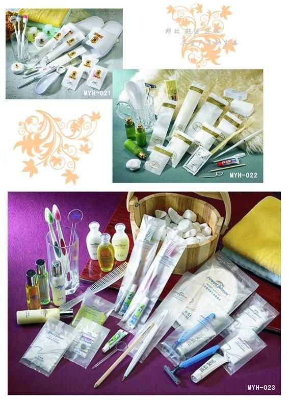 hotel amenities,disposable amenities set razor,sewing kit,dental kit comb,cotton buds,shampoo,bath gel body lotion