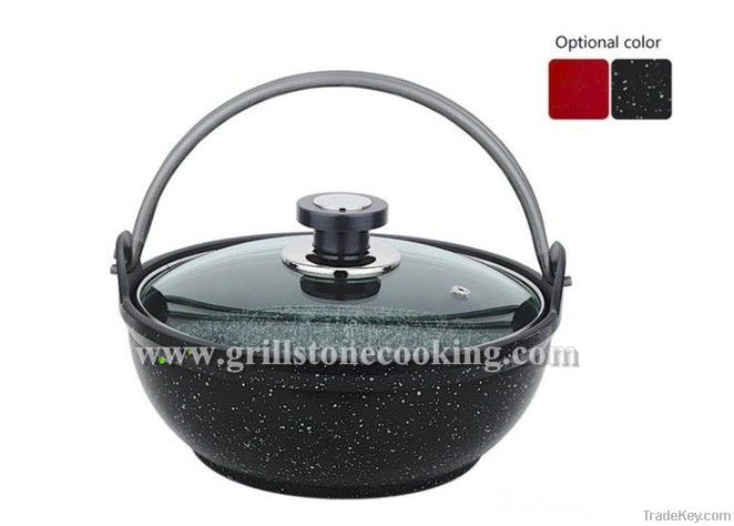 Stone aluminum stone pot