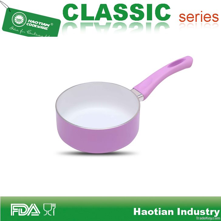 Aluminum ceramic coated sauce pan