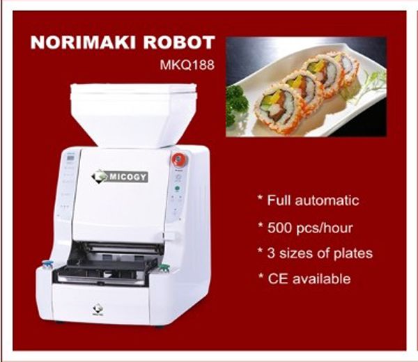 Automatic sushi roll making machine