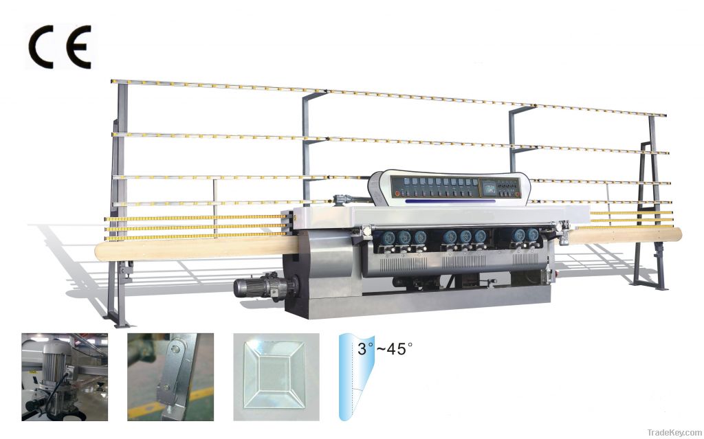 351A glass straight-line beveling machine