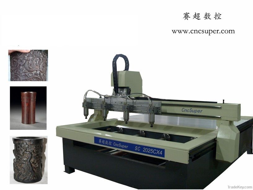 Woodworking embossed carving machine cnc router