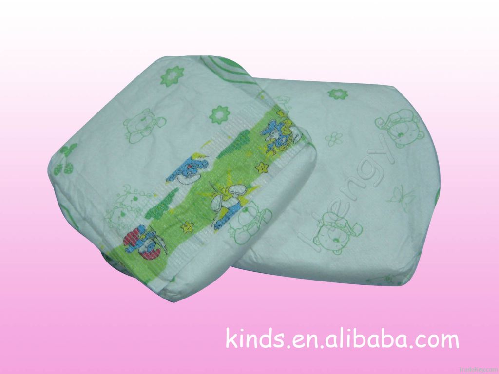 Super Absorbent and Breathable Baby Diapers