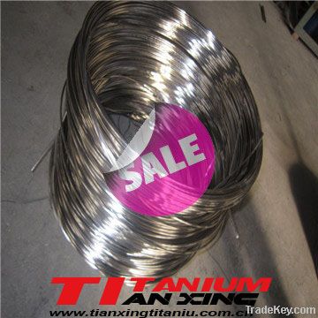 Gr2 titanium wire in coil or straight with Dia.0.1-7.0mm