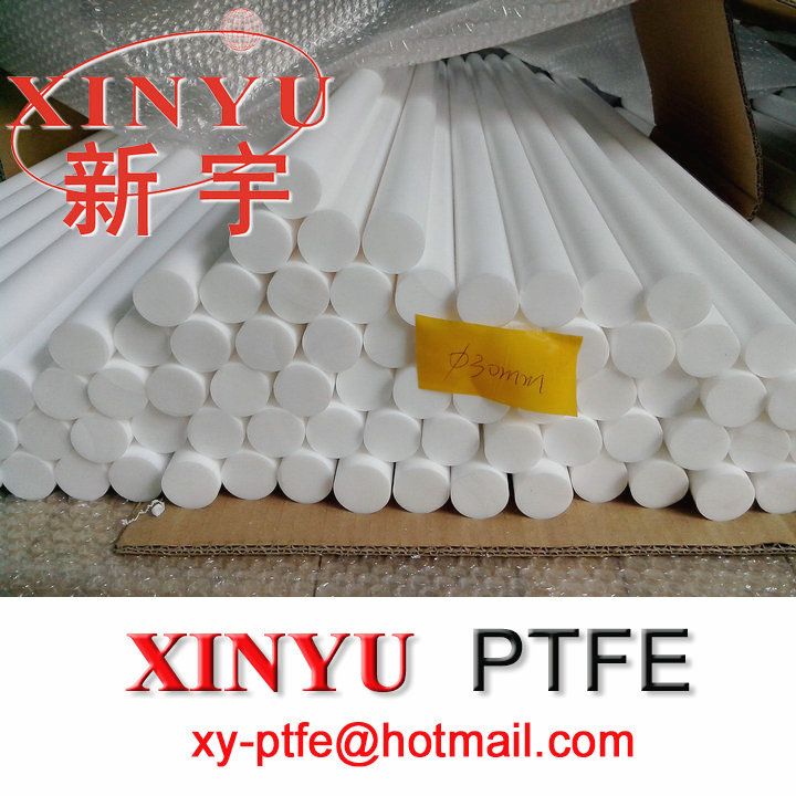 Teflon rods, Extruded Teflon rods, virgin