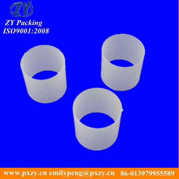 Plastic Circular Tower packing media&Plastic Raschig rings