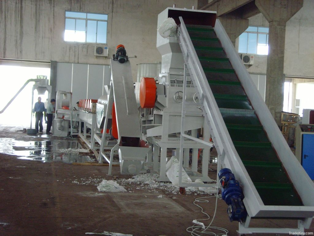 PE film crushing and washing line