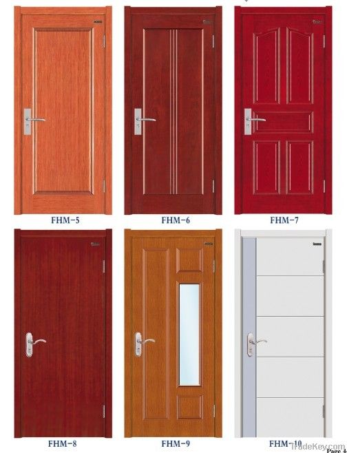 Composite wood door