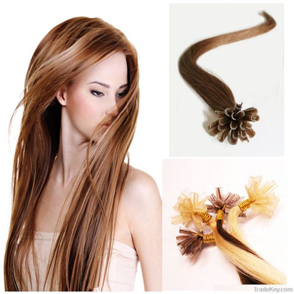 pre-bonded hair extension for i-tip, u-tip, flat tip