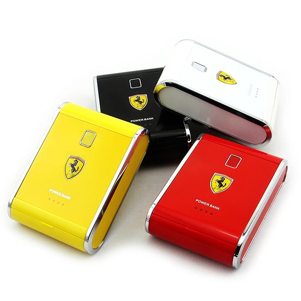 Fashional led light mobile power bank with 10000mah capacity for mobile phone 