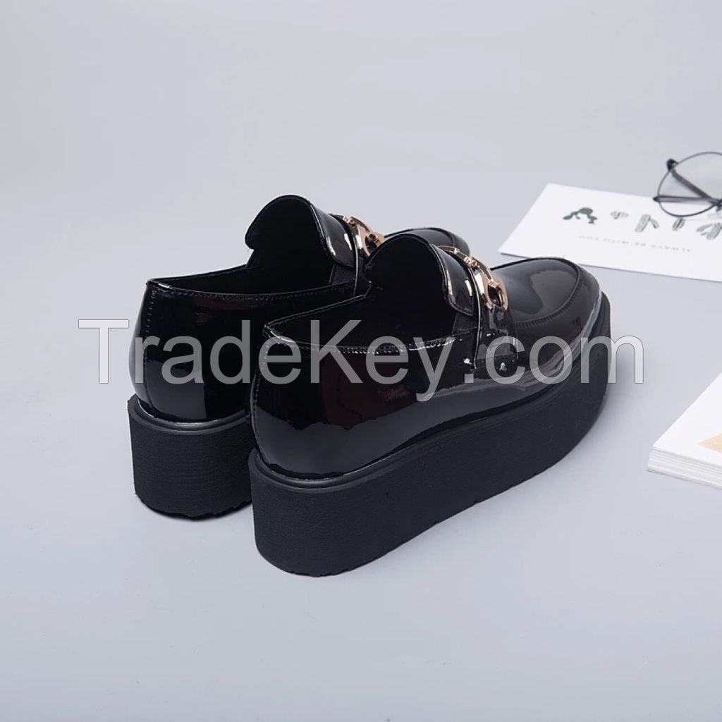 women fashion shoes leather shoes