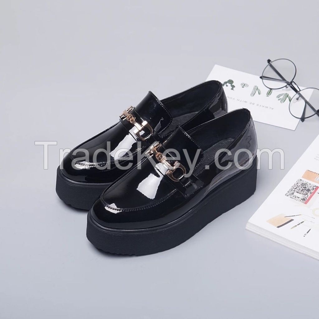 women fashion shoes leather shoes