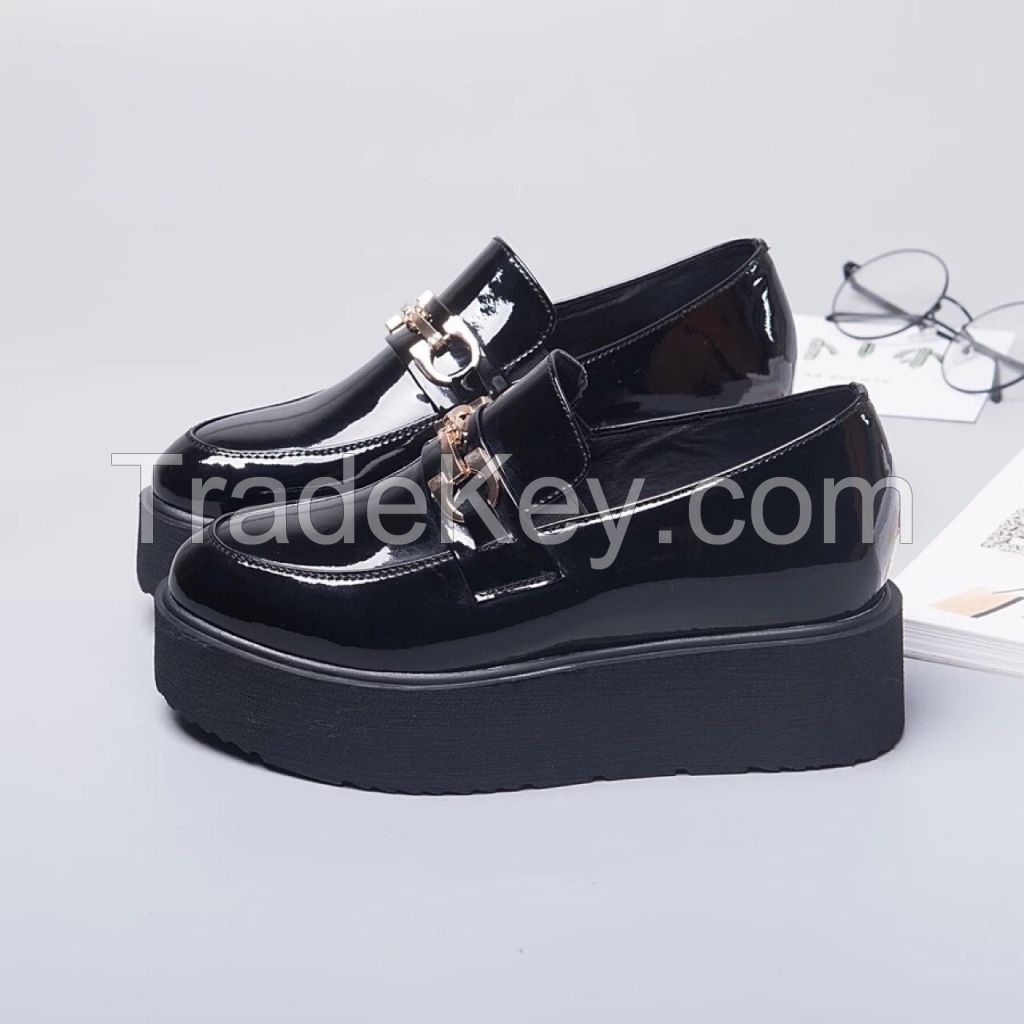 women fashion shoes leather shoes