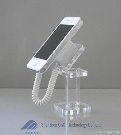 Mechanical security display stand for Cellphone