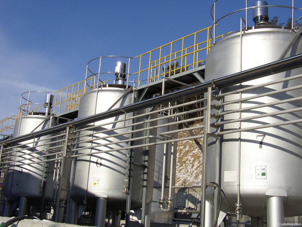 Silo Storage, Blending Tank, Reactor, Extractor, Evaporator