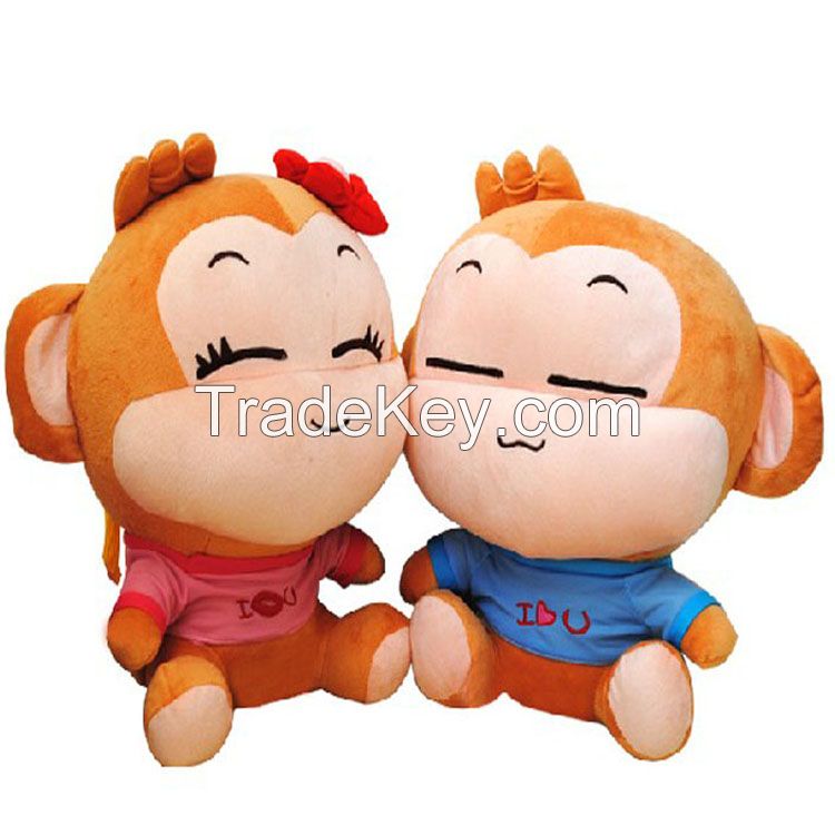 plush cartoon toy monkey, Plush Monkeys stuffed animals Toys