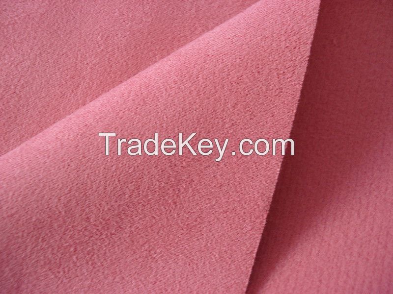 Polyester Suede Fabric for Home Textile Decoration