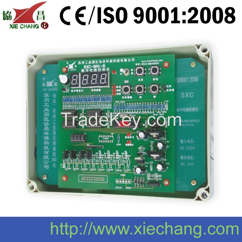 Sequential timer for bagfilter's pulsing unit