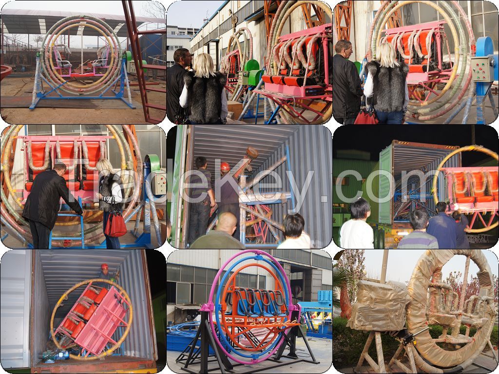 Amusement Park Rides Professional Manufacturer Human Gyroscope For Sale