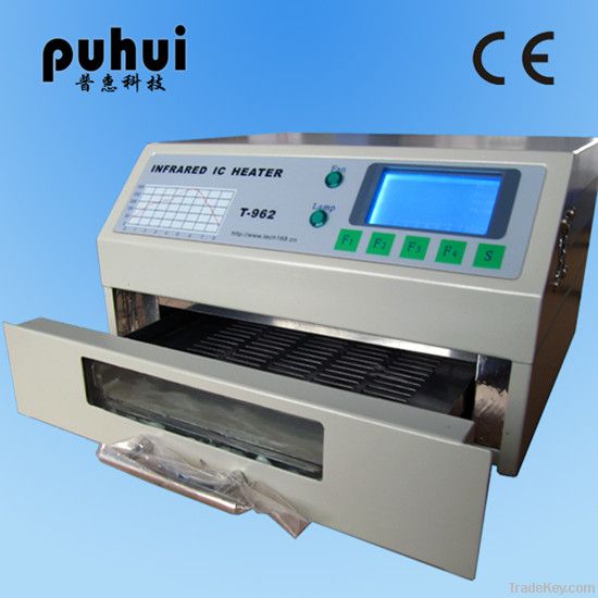 Desktop reflow oven T-962, mini wave soldering machine T-962, taian, puhui