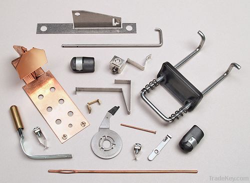 Assembly of Springs Stampings and Wire Forms