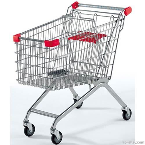 60-210 Liters Supermarket trolleys Shopping Cart/euro truck