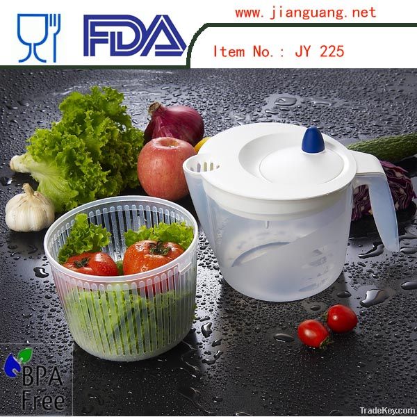 plastic hand vegetable spinner drier for kitchen