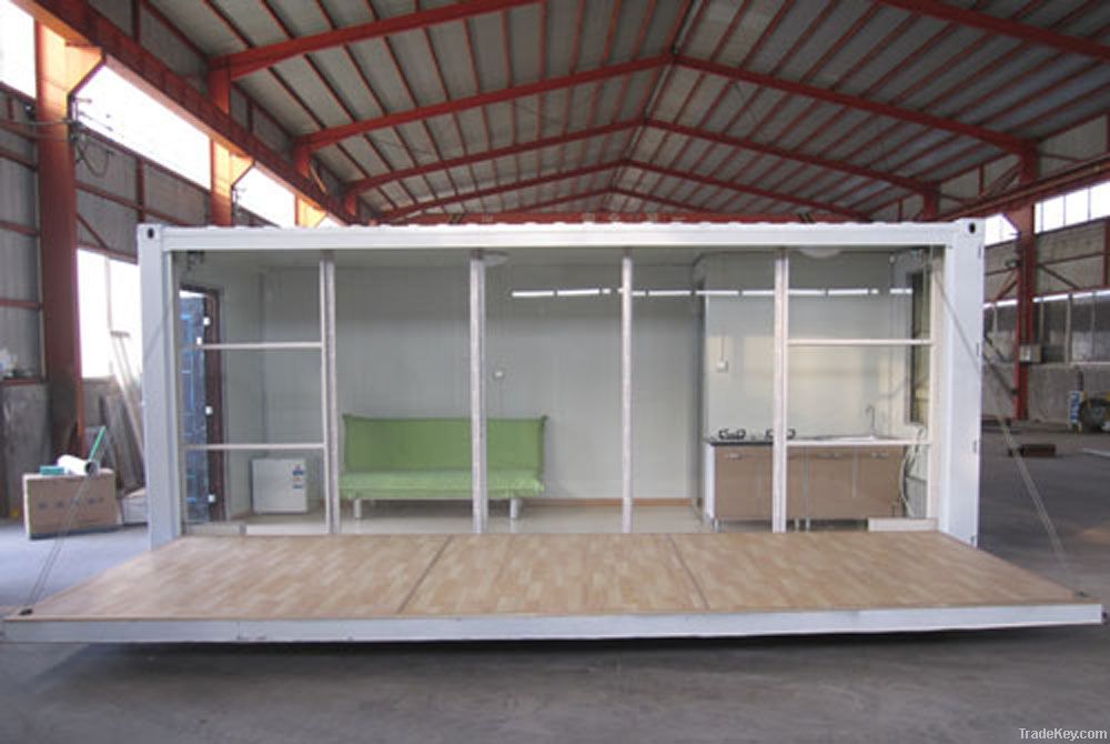 One Wall Folding Container House