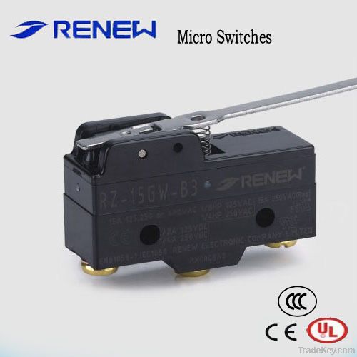 Types of electical micro switch