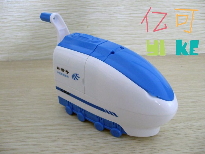 fancy promotion school gift bullet train pencil sharpener