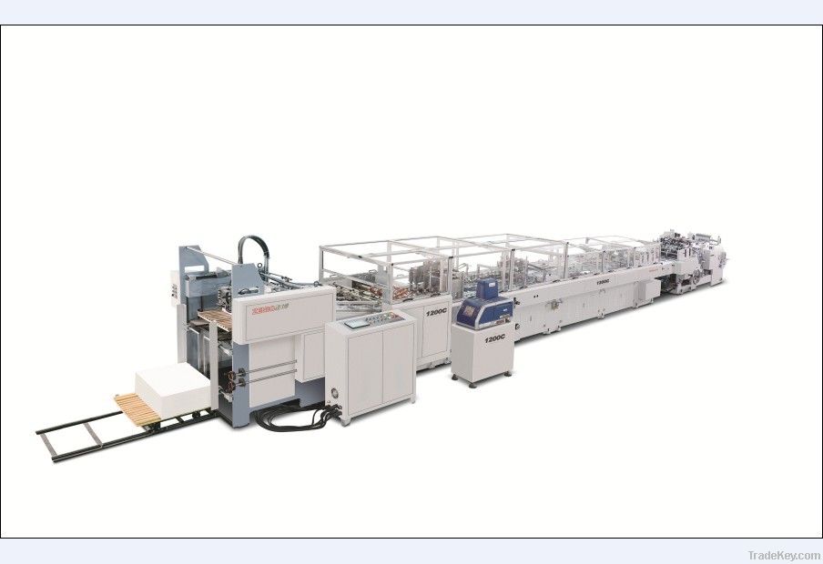 sheet-feeding paper bag making machine