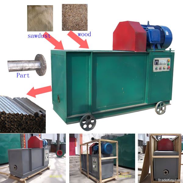 Biomass charcoal briquette machine