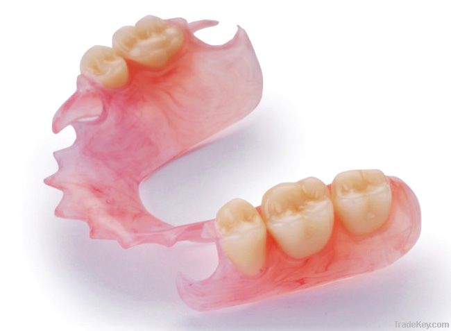 Valplast Flexible Partial/Full Denture Base (with acrylic teeth)