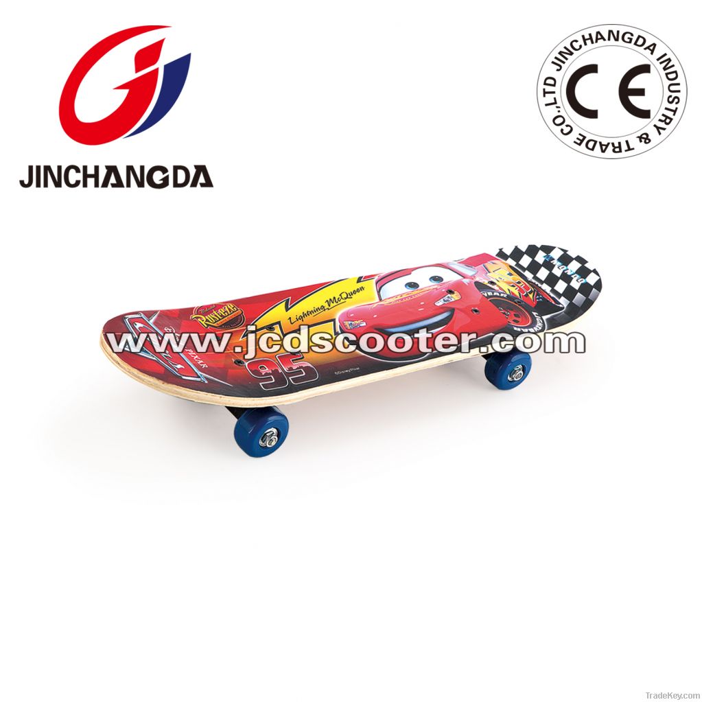 four wheels skateboard