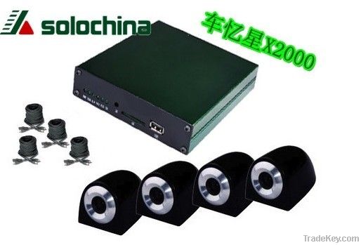 high technical 4 channel sd card dvr for taxi, buses, trucks