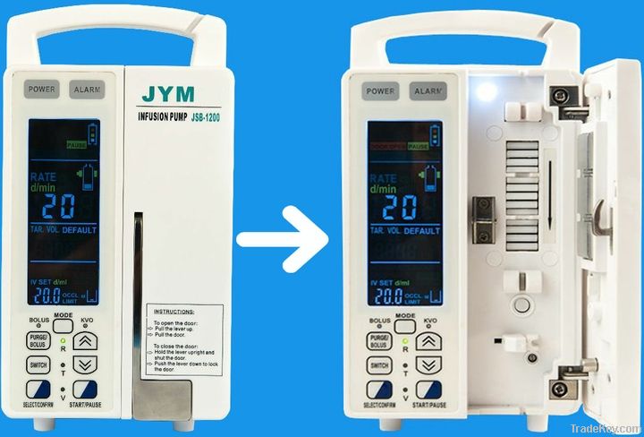 potable infusion pump, hotsale infusion pump, peristaltic infusion pump,