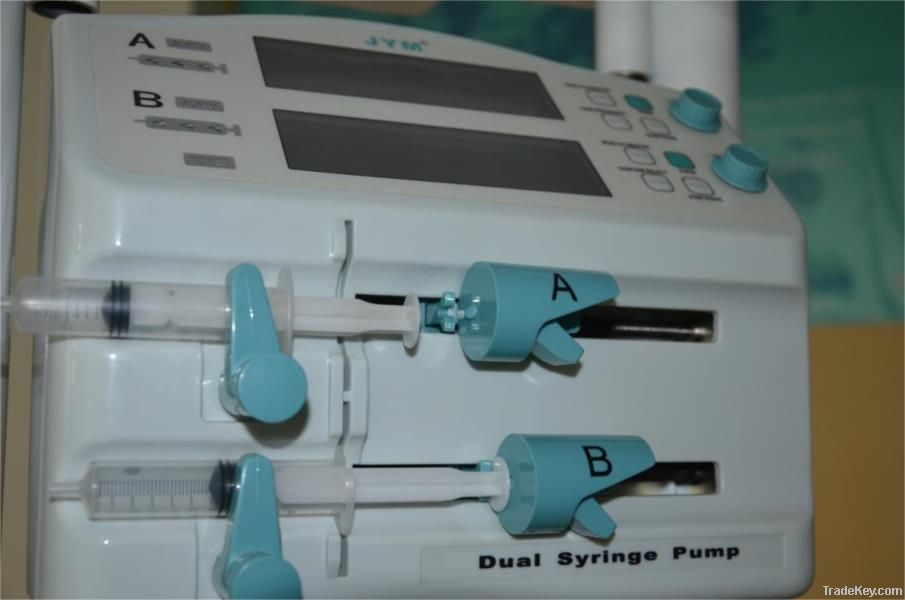 Dual-channel syringe pump