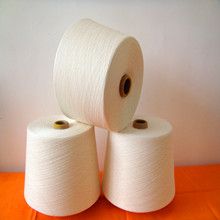 60s/1 100% close virgin polyester ring spun yarn