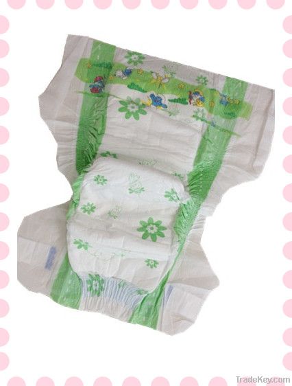 2013 New &amp; Super soft clothlike baby diaper with velcro tapes