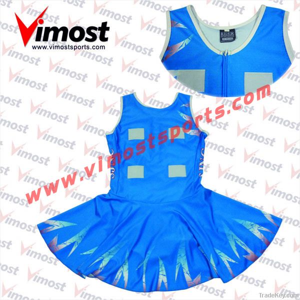 custom netball dress